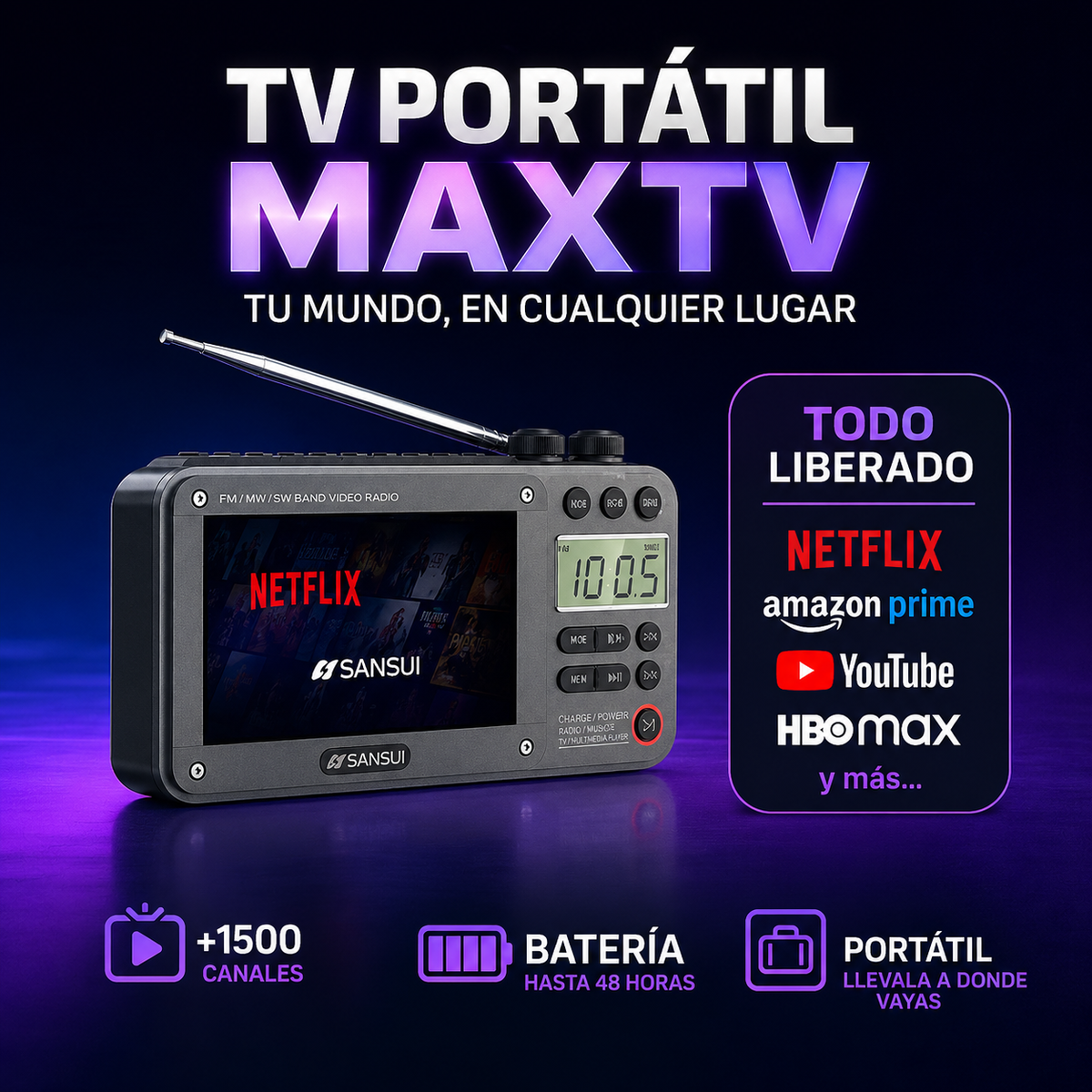 Max TV Bluetooth IMENSO 54